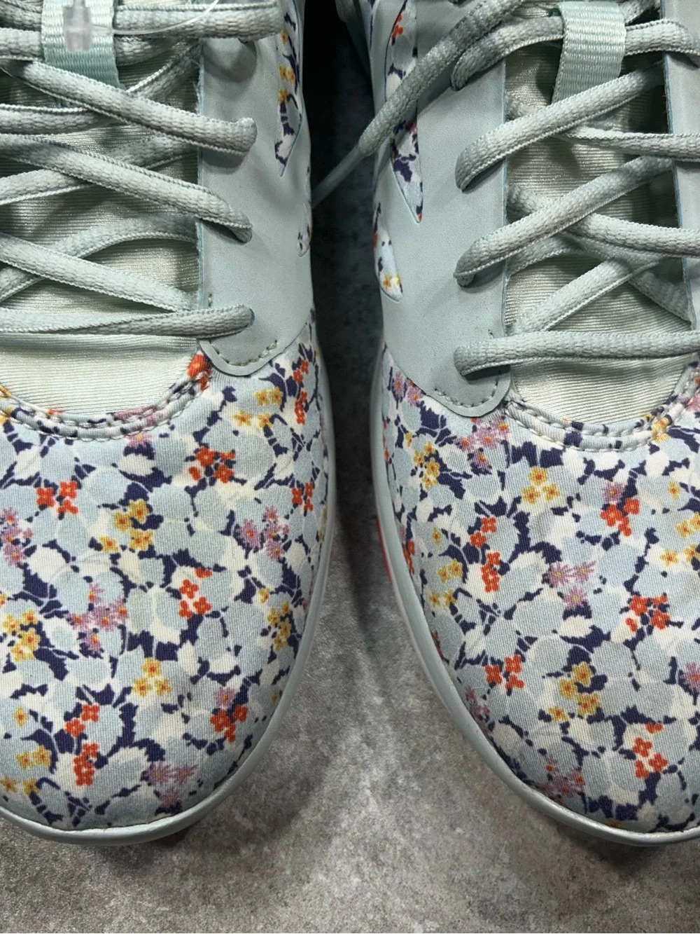 ASICS Fit Yui Women’s Size 10 Shoes Sneakers Casual Athletic Floral Mint Green
